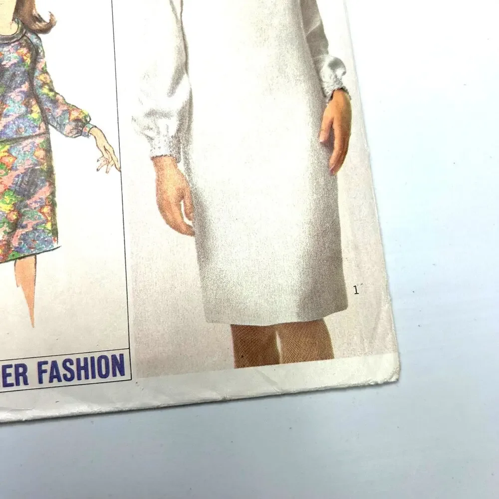 Simplicity Vintage 1960's Pattern #6780 Misses One or Two Pice Dress Size‎ 12